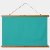 Ein Gradientenhintergrund, der Blau in Grün mischt Wandteppich Mit Holzrahmen (Vorderseite 2)