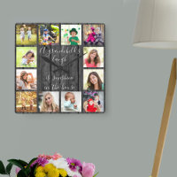 Ein Grandchild's Laugh Zitat 12 Foto Graues Holz