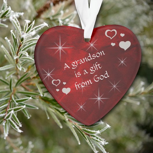 Ein Grandson ist ein Geschenk Ornament