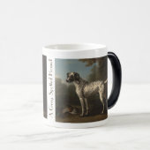 Ein grauer Gepunkteter Hund Verwandlungstasse (VorderseiteRechts)