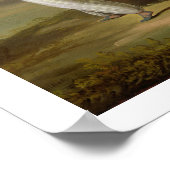 Ein graues arabisches Signal mit einem Wüstenraum Poster (Ecke)