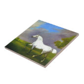 Ein graues Pferd durch George Stubbs Fliese (Seite)