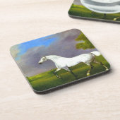 Ein graues Pferd durch George Stubbs Untersetzer (Linke Seite)