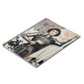 Ein Gravieren des Bogenschützen von 1903 Notizblock (Linke Seite)