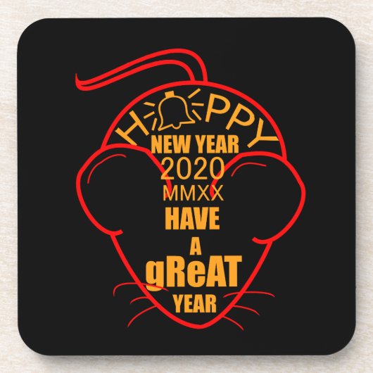Ein gReAT-Jahr 2020 Getränkeuntersetzer (Vorderseite)