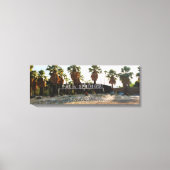 EIN GREETING VON PALMSPRINGS LEINWANDDRUCK (Vorderseite)
