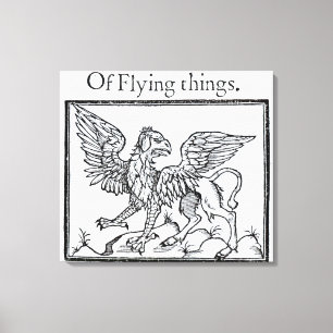 Ein Greif Leinwanddruck