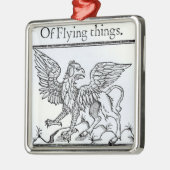 Ein Greif Ornament Aus Metall (Links)