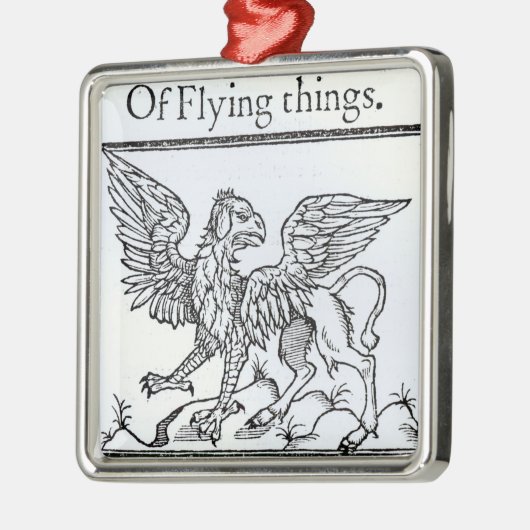 Ein Greif Ornament Aus Metall (Links)