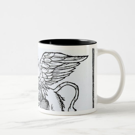 Ein Greif Zweifarbige Tasse (Rechts)