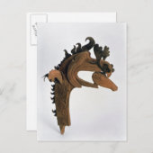 Ein Greifen, der ein Hirsch im Schnabel hält Postkarte (Vorne/Hinten)