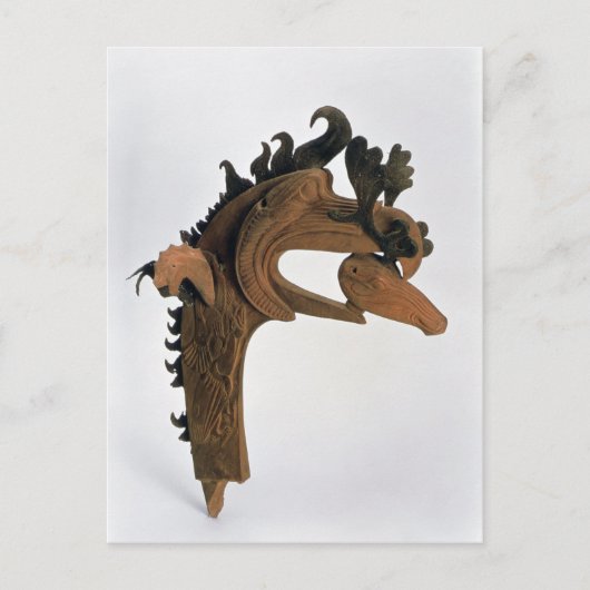 Ein Greifen, der ein Hirsch im Schnabel hält Postkarte (Vorderseite)