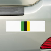 Ein greller Schlag der jamaikanischen Farben Autoaufkleber (Auf Auto)