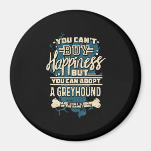 Ein Greyhound T - Shirt Rescue Hundeshirt adoptier Magnet