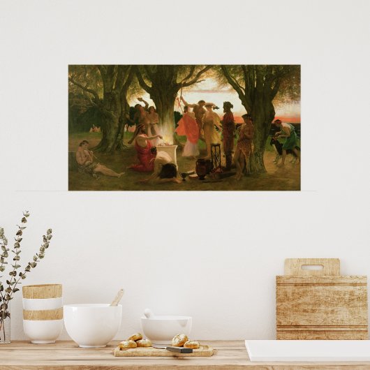 Ein griechisches Festival Poster (Küche)