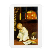 Ein grillendes Halloween Magnet (Vertikal)