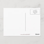 Ein grillendes Halloween Postkarte (Rückseite)