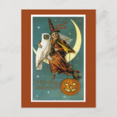 Ein grillendes Halloween Postkarte (Vorderseite)