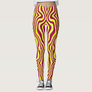 Ein groovatives Muster "Ratti_Creative_Arts"-Leggi Leggings