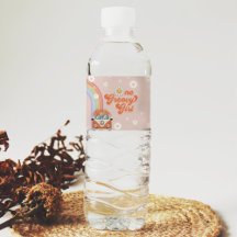 Ein Groovy Girl Retro Rainbow 1. Geburtstag