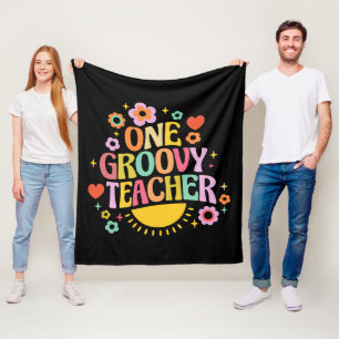 Ein groovy Lehrer Fleecedecke