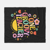 Ein groovy Lehrer Fleecedecke (Vorderseite (Horizontal))