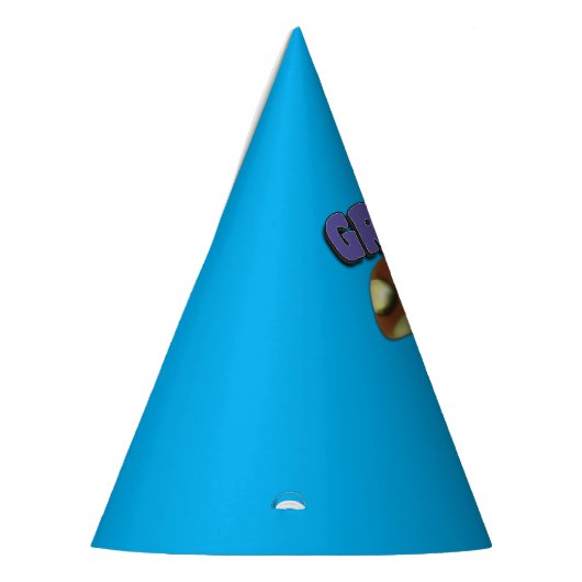 Ein Groovy Looking Mushroom Partyhütchen (Links)