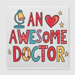 Ein großartiger Arzt. Dankeschön-Geschenk  Magnetkarte