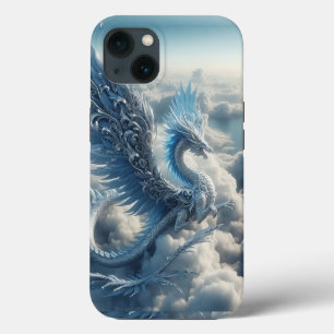 Ein großartiger Drache, umgeben von Wolken  iPhone 13 Hülle