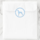 Ein großartiges Dane-Sticker adoptiert Runder Aufkleber (Tasche)