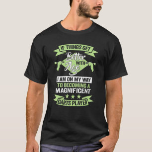 Ein großartiges Darts Player Dart Team Geburtstag T-Shirt