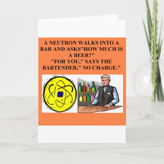 Ein großartiges Physik-Design Karte (Vorderseite)