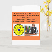 Ein großartiges Physik-Design Karte (Gelbe Blume)