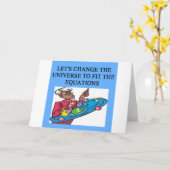 Ein großartiges Physik-Design Karte (Gelbe Blume)