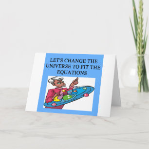 Ein großartiges Physik-Design Karte