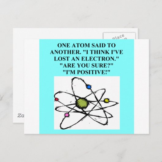 Ein großartiges Physik-Design Postkarte (Vorne/Hinten)