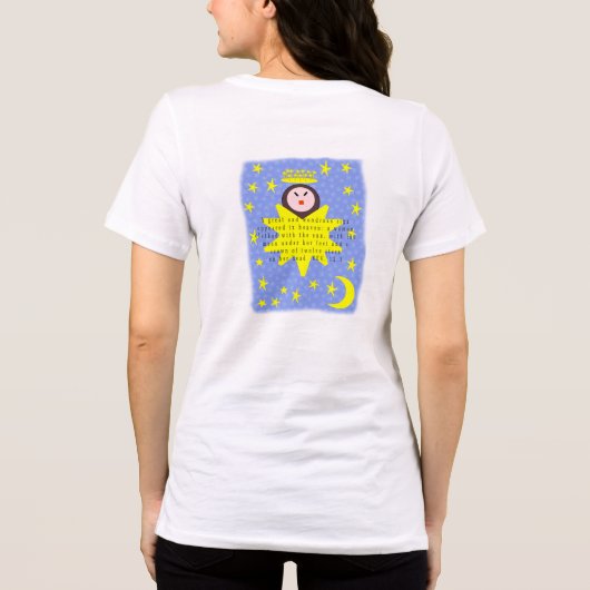 Ein großartiges und wundervolles Schild erschien Tri-Blend Shirt (Rückseite)