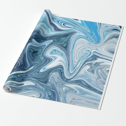 Ein großartiges, verflüssigtes Aussehen Geschenkpapier (Ungerollt)