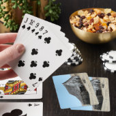 Ein großer alter Stall Spielkarten (In Situ)