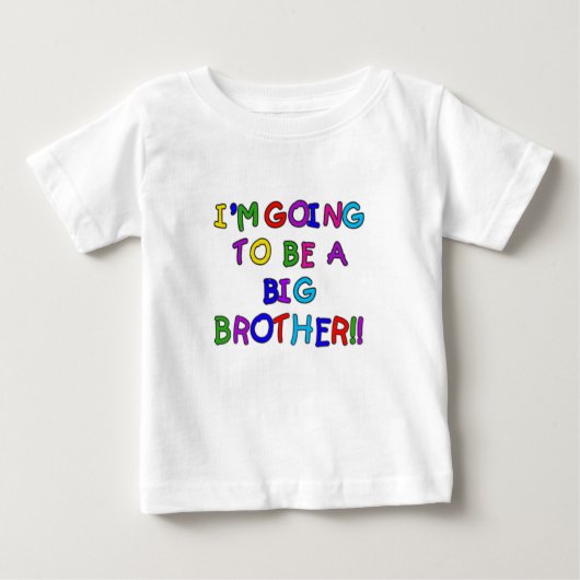 Ein großer Bruder Baby T-shirt (Vorderseite)
