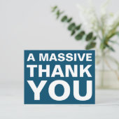 Ein großer Dank an die Postkarte (Stehend Vorderseite)