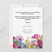 EIN GROSSER DANK FÜR IHRE MÄSSIGKEITEN DANKESKARTE (Rückseite)