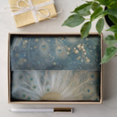 Ein großer Eingang, weißes Feathers Peacock Finery Seidenpapier (Geschenk)