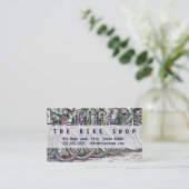 Ein großer Fahrradentwurf Visitenkarte (Stehend Vorderseite)
