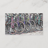 Ein großer Fahrradentwurf Visitenkarte (Rückseite)
