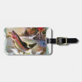 Ein großer Fang Gepäckanhänger (Vorderseite horizontal)