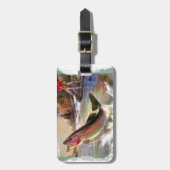 Ein großer Fang Gepäckanhänger (Vorderseite vertikal)