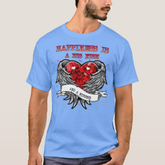 Ein großer Fisch und ein Zeuge-Spaß T-Shirt