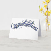 Ein großer Glückwunsch - keine Botschaft im Innere Karte (Gelbe Blume)