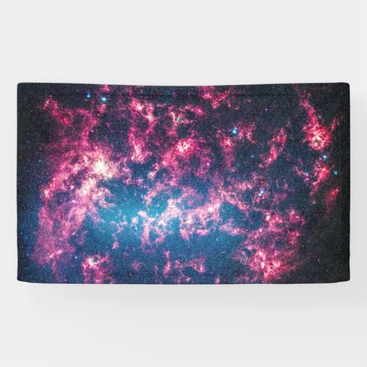 Ein großer magellanischer Cloud-Galaxie-kosmischer Banner (Horizontal)